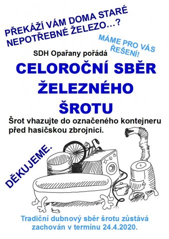 Celoroční sběr kovového šrotu